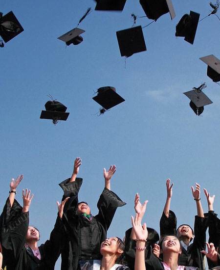 Students graduating